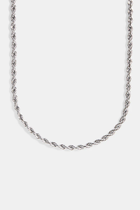 5MM ROPE CHAIN - WHITE GOLD